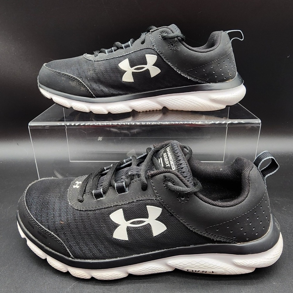 Under Armour 9.5 4E Black Charged Assert 8 Wide Running Shoes Sneaker